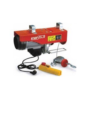 Vivastar 1800 Watt 20 mt 600 1200 kg Çift Halat Elektrikli Vinç 