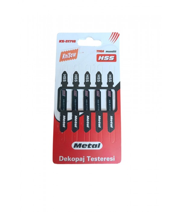 Knisaw 48 Diş Metal 5 Li Dekupaj Testere Bıçağı - KSW51718 