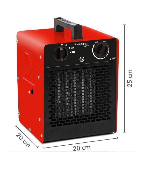 Trotec - TDS 20 C 3 kW Elektrikli Isıtıcı Trotec - TDS 20 C 3 kW Elektrikli Isıtıcı