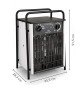 Trotec - TDS 50 9 kW Elektrikli Isıtıcı