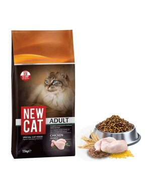 New Cat 15 kg Tavuklu Yetişkin Kedi Maması - NC - 001 New Cat 15 kg Tavuklu Yetişkin Kedi Maması - NC - 001