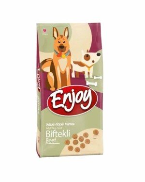 Enjoy Yetişkin Köpekler İçin 15 kg Biftekli Kuru Mama - ENJ - 09