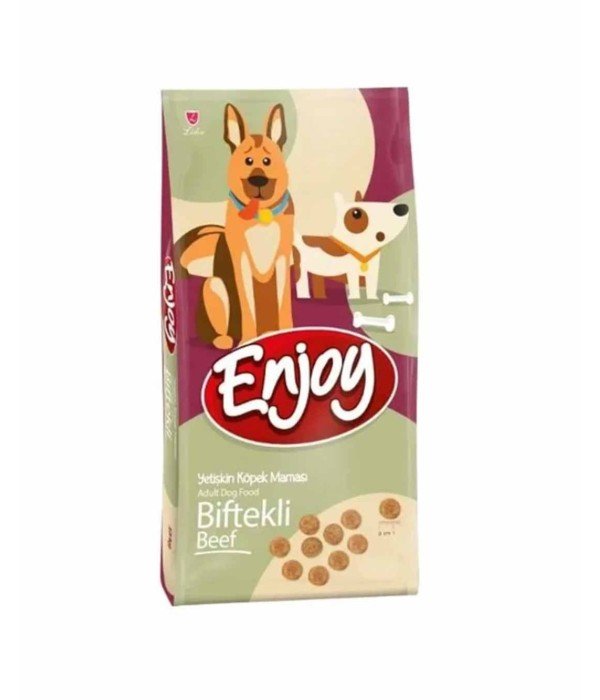 Enjoy Yetişkin Köpekler İçin 15 kg Biftekli Kuru Mama - ENJ - 09