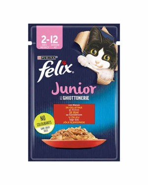 Felix 85gr Sığır Etli Yaş Yavru Kedi Maması