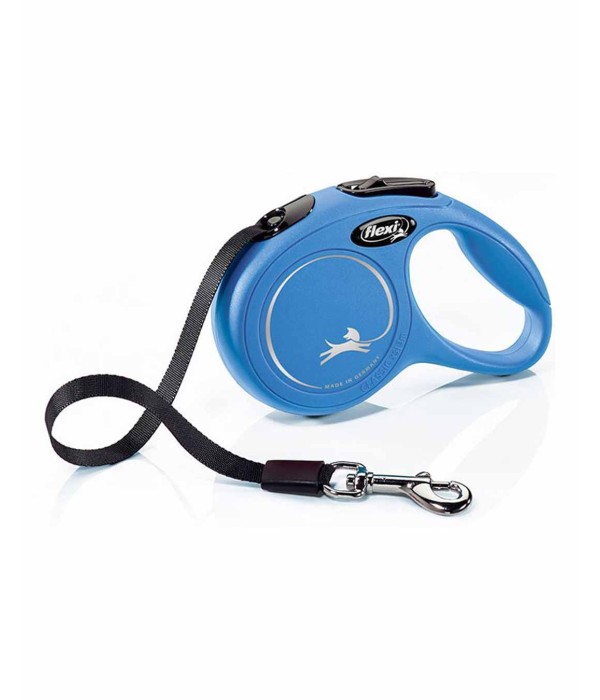 Flexi New Classic 3m Şerit Köpek Tasması - Mavi XS Flexi New Classic 3m Şerit Köpek Tasması - Mavi XS