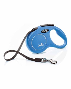 Flexi New Classic 5m Şerit Köpek Tasması - Mavi S