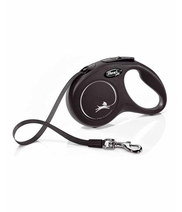 Flexi New Classic 5m Şerit Köpek Tasması - Siyah S Flexi New Classic 5m Şerit Köpek Tasması - Siyah S