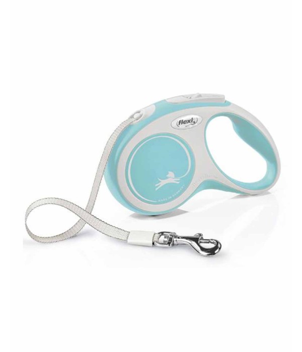 Flexi New Comfort 5m Şerit Köpek Tasması - Açık Mavi S Flexi New Comfort 5m Şerit Köpek Tasması - Açık Mavi S