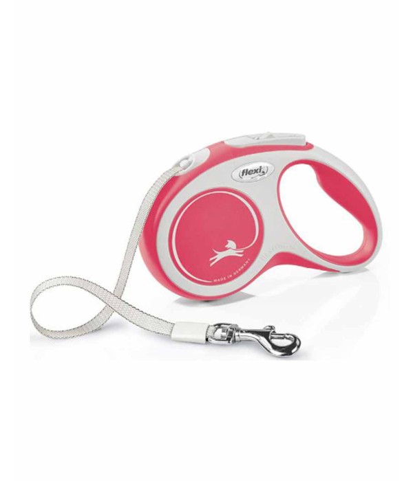 Flexi New Comfort 5m Şerit Köpek Tasması -  Kırmızı S