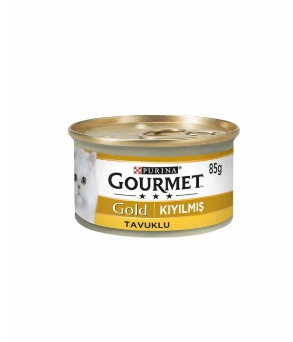Gourmet Gold 85gr Kıyılmış Tavuk Etli Kedi konservesi