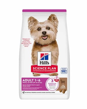 Hill's SP 5+1kg Kuzulu ve Pirinçli Küçük ve Mini Irk Yetişin Köpek Maması