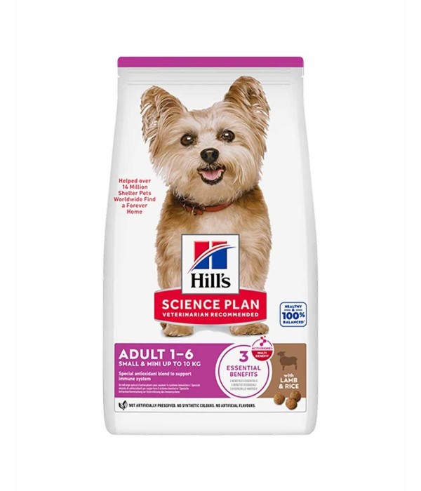 Hill's SP 1.5kg Kuzulu ve Pirinçli Küçük ve Mini Irk Yetişkin Köpek Maması