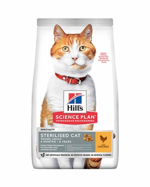 Hill's SP 1.5kg Yetişkin Kısırlaştırılmış Tavuklu Kedi Maması