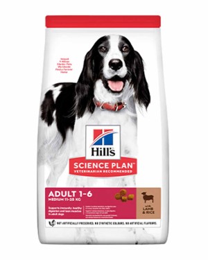 Hill's SP 12+2kg Kuzulu ve Pirinçli Orta Irk Yetişkin Köpek Maması