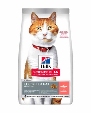 Hill's SP 8+2kg Somonlu Kısırlaştırılmış Yetişkin Kedi Maması Hill's SP 8+2kg Somonlu Kısırlaştırılmış Yetişkin Kedi Maması