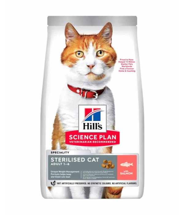 Hill's SP 8+2kg Somonlu Kısırlaştırılmış Yetişkin Kedi Maması