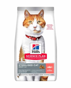 Hill's SP 3kg Somonlu Kısırlaştırılmış Yetişkin Kedi Maması