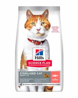 Hill's SP 1.5kg Somonlu Kısırlaştırılmış Yetişkin Kedi Maması