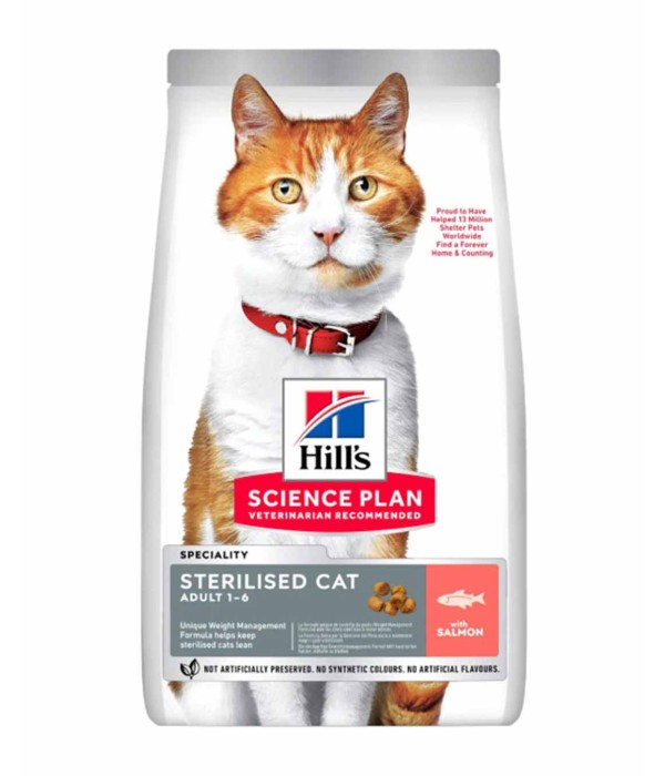 Hill's SP 1.5kg Somonlu Kısırlaştırılmış Yetişkin Kedi Maması