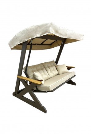 ALÜMİNYUM LUGANO SALINCAK TAKIMI* MİNDERLi ALÜMİNYUM LUGANO SALINCAK TAKIMI* MİNDERLi