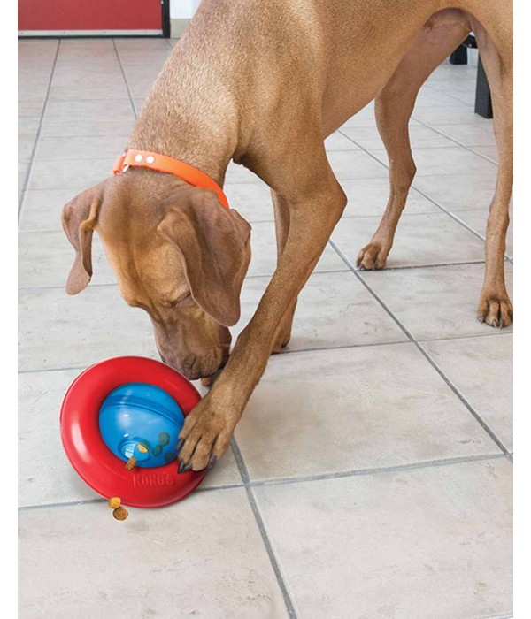 Kong Gyro Köpekler için Ödül Maması Dağıtma Oyuncağı - L