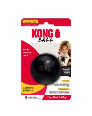 Kong Extreme Köpekler için Top Şeklinde Çok Amaçlı Isırma Oyuncağı - Ultra Sert S