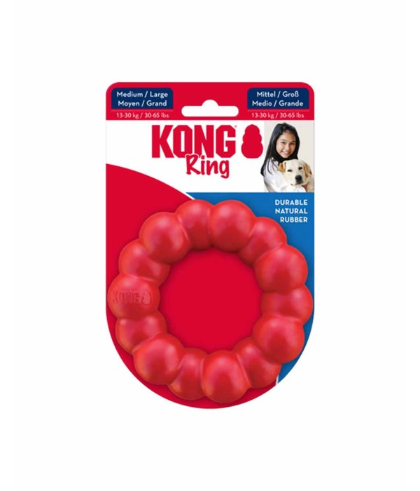 Kong Ring Köpekler için Yüzük Şeklinde Çok Amaçlı Isırma Oyuncağı - M/L
