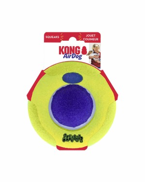 Kong AirDog Yuvarlak Şekilde Sesli Köpek Oyuncağı - M/L