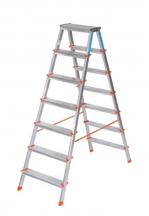 7+7 ÇİFT TARAFLI ALÜMİNYUM MERDİVEN (1807) 7+7 ÇİFT TARAFLI ALÜMİNYUM MERDİVEN (1807)