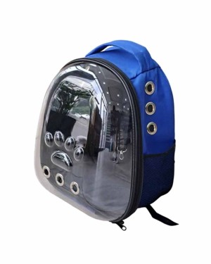 Petpretty VP-0486 Eco Astronot Mavi Kedi Taşıma Çantası