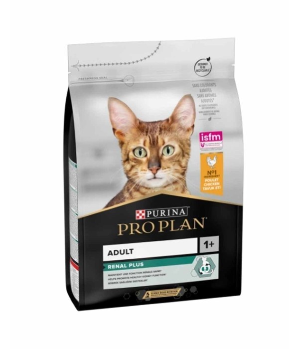 Pro Plan Renal Plus 3kg Tavuklu ve Pirinçli Yetişkin Kedi Maması