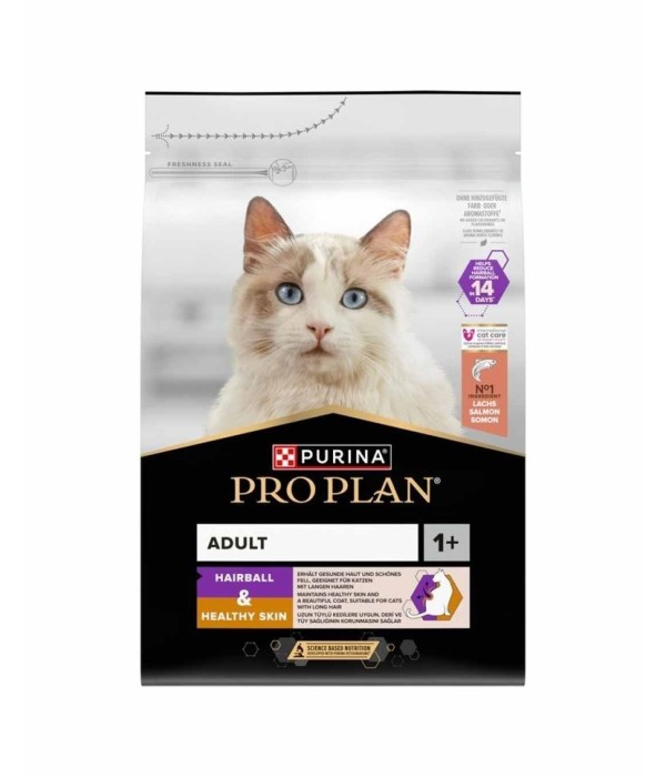 Pro Plan Hairball & Healthy Skin 1.5kg Somonlu Tüy Sağlığı Destekleyici Yetişkin Kedi Maması