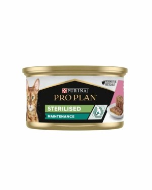 Pro Plan Sterilised 85gr Somonlu ve Ton Balıklı Kısırlaştırılmış Kedi Konservesi Pro Plan Sterilised 85gr Somonlu ve Ton Balıklı Kısırlaştırılmış Kedi Konservesi