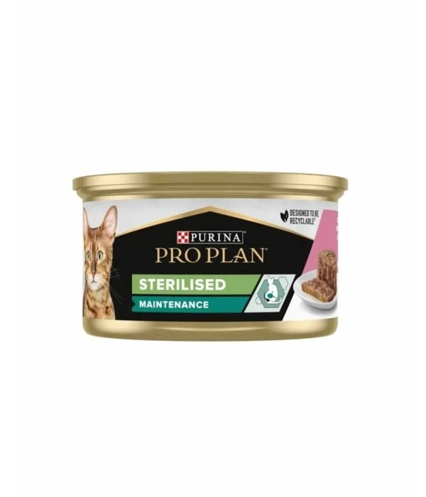 Pro Plan Sterilised 85gr Somonlu ve Ton Balıklı Kısırlaştırılmış Kedi Konservesi