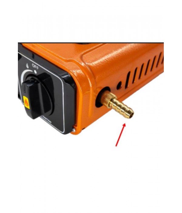Rox - 0189 Tekli Portatif Kamp Ocak, Rüzgarlıklı, Ekstra Gaz Girişli - Turuncu Rox - 0189 Tekli Portatif Kamp Ocak, Rüzgarlıklı, Ekstra Gaz Girişli - Turuncu