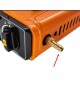Rox - 0189 Tekli Portatif Kamp Ocak, Rüzgarlıklı, Ekstra Gaz Girişli - Turuncu Rox - 0189 Tekli Portatif Kamp Ocak, Rüzgarlıklı, Ekstra Gaz Girişli - Turuncu