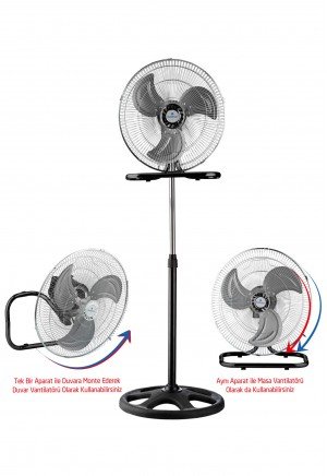 Rubenis - RBS-20 Plus Pro Sanayi Tipi Ayaklı Vantilatör