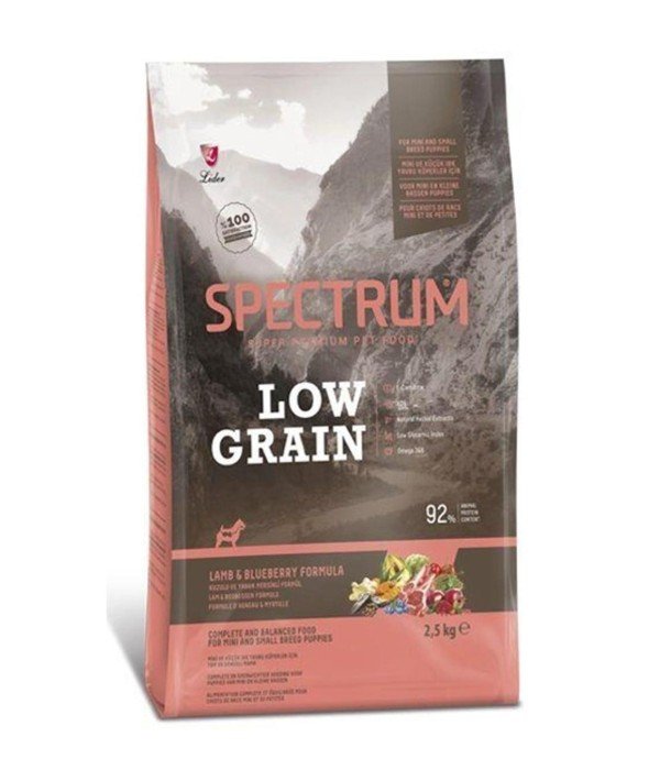 Spectrum Küçük Taneli 2,5 kg Kuzulu Yaban Mersinli Mini ve Küçük Irk Yavru Köpekler İçin Kuru Mama Spectrum Küçük Taneli 2,5 kg Kuzulu Yaban Mersinli Mini ve Küçük Irk Yavru Köpekler İçin Kuru Mama