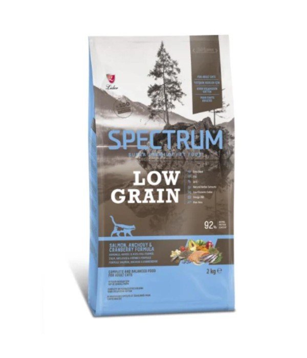 Spectrum Somonlu Hamsili Yaban Mersinli 2 kg Kedi Maması 