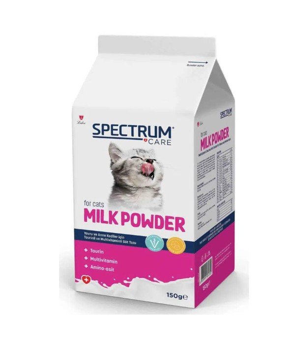 Spectrum Care Taurin ve Multivitaminli 150gr Yavru Kediler için Süt Tozu Spectrum Care Taurin ve Multivitaminli 150gr Yavru Kediler için Süt Tozu