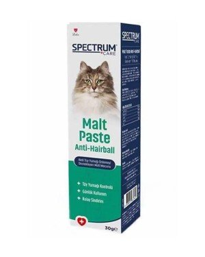 Spectrum Care 30 gr Kedi Tüy Yumağı Önlemeyi Destekleyen Malt Macunu Spectrum Care 30 gr Kedi Tüy Yumağı Önlemeyi Destekleyen Malt Macunu