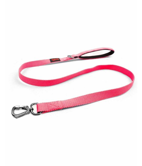 Tailpetz Kedi Köpek Sevk Gezdirme Kayışı - Neon Pembe M