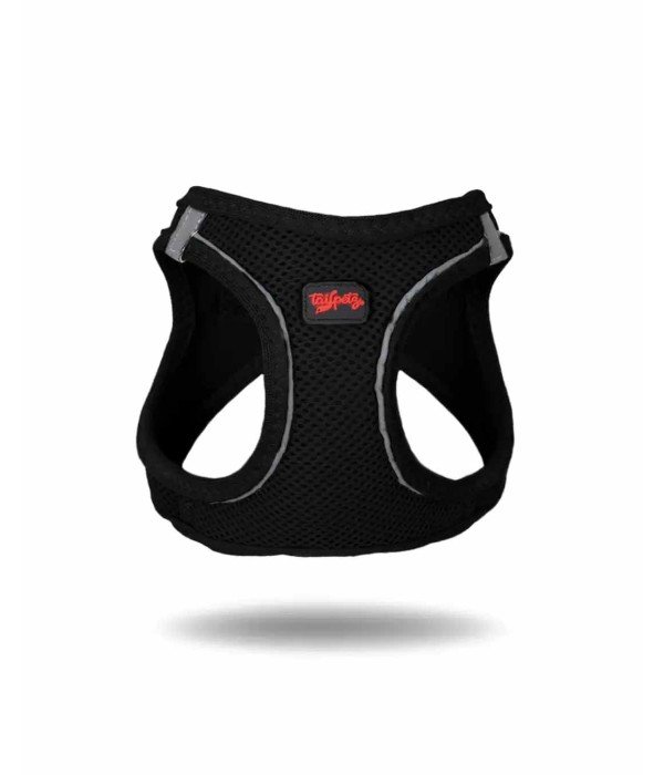 Tailpetz Air-mesh Harness Köpek Göğüs Tasması - Siyah S