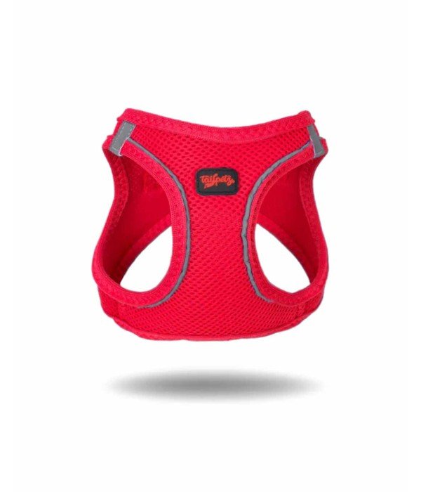 Tailpetz Air-mesh Harness Köpek Göğüs Tasması - Parlak Kırmızı S