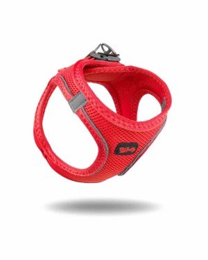 Tailpetz Air-mesh Harness Köpek Göğüs Tasması - Parlak Kırmızı XS