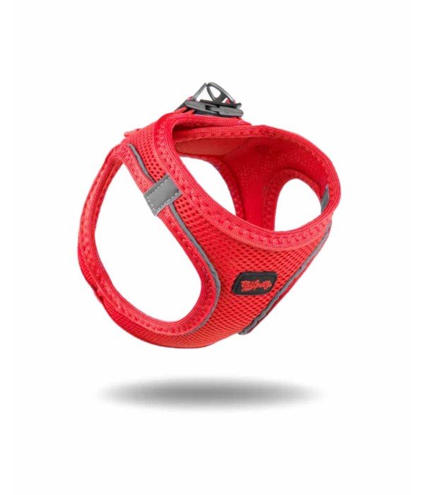 Tailpetz Air-mesh Harness Köpek Göğüs Tasması - Parlak Kırmızı S