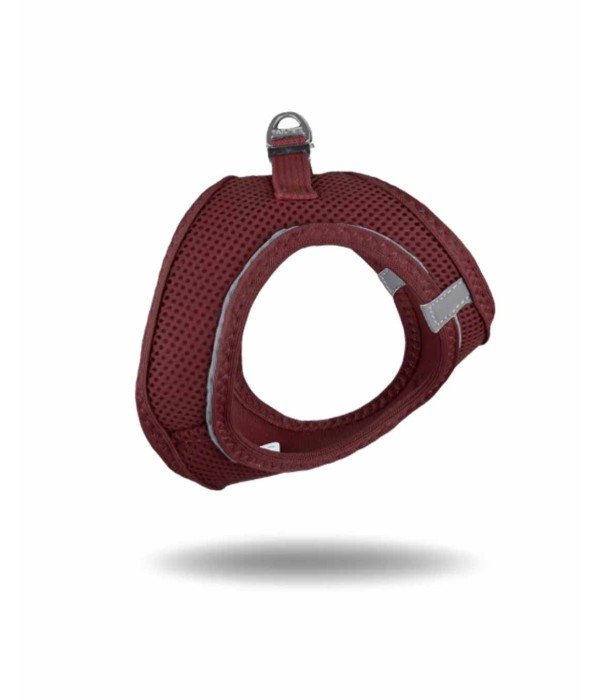 Tailpetz Air-mesh Harness Köpek Göğüs Tasması - Bordo 3XS