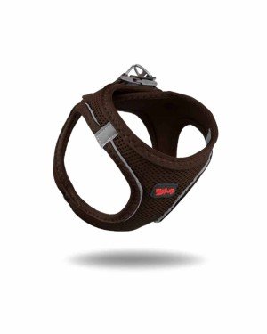 Tailpetz Air-mesh Harness Köpek Göğüs Tasması - Kahverengi XS
