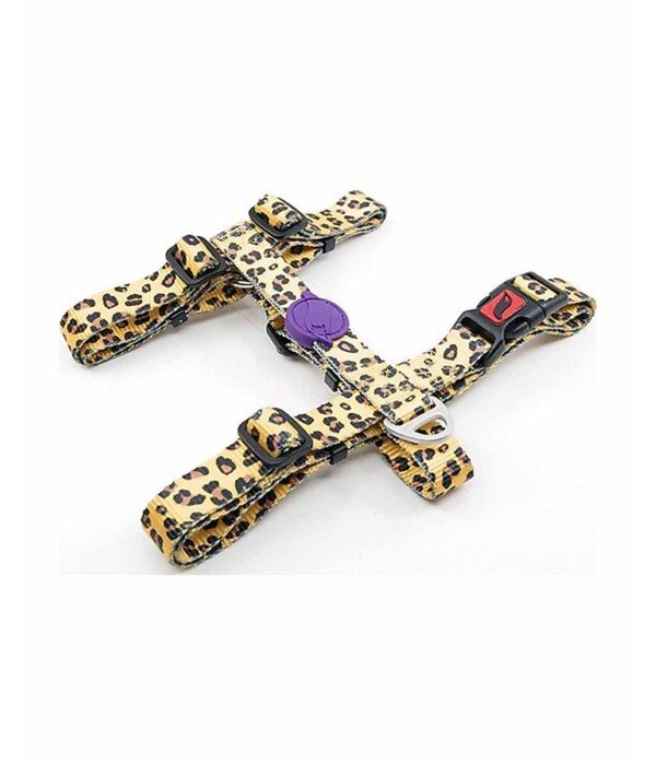 Tailpetz H Tipi Köpek Göğüs Tasması - Leopard XS