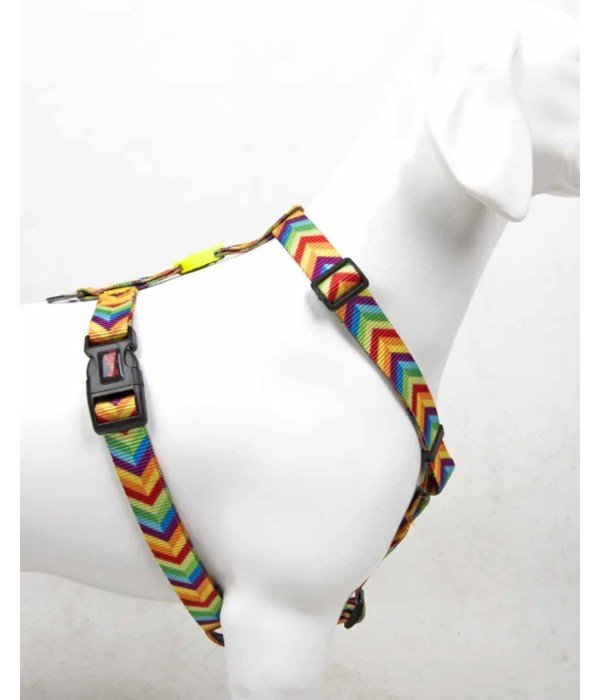 Tailpetz H Tipi Köpek Göğüs Tasması - Rainbow L